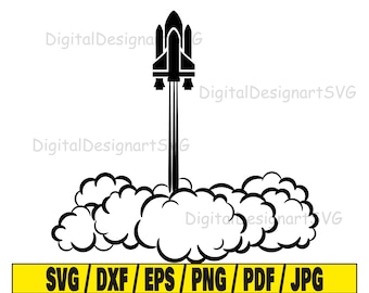 Space shuttle svg, space svg, shuttle svg, space outline svg, travel svg, moon svg, spaceship svg