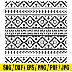 Puede incluir: Patrón geométrico en blanco y negro con formas repetitivas. El patrón está formado por triángulos, cuadrados y diamantes. El patrón es sin costuras y se puede utilizar para una variedad de proyectos.