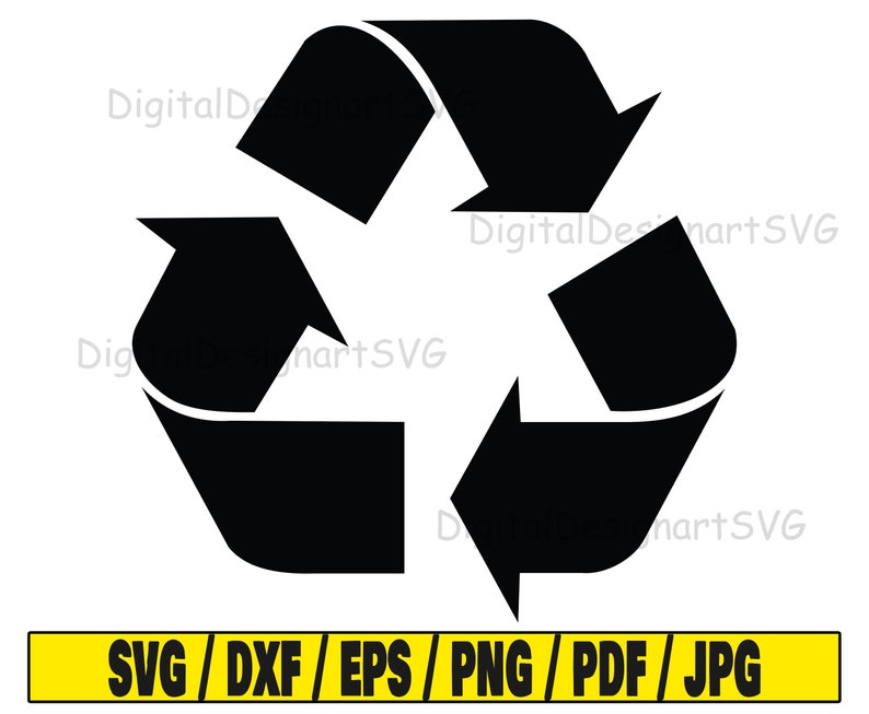 Recycle Logo Clockwise Rotation Recycle Symbol Svg, Recycle Svg, Symbol Svg, Trash Svg, Recycle Bin Svg ...