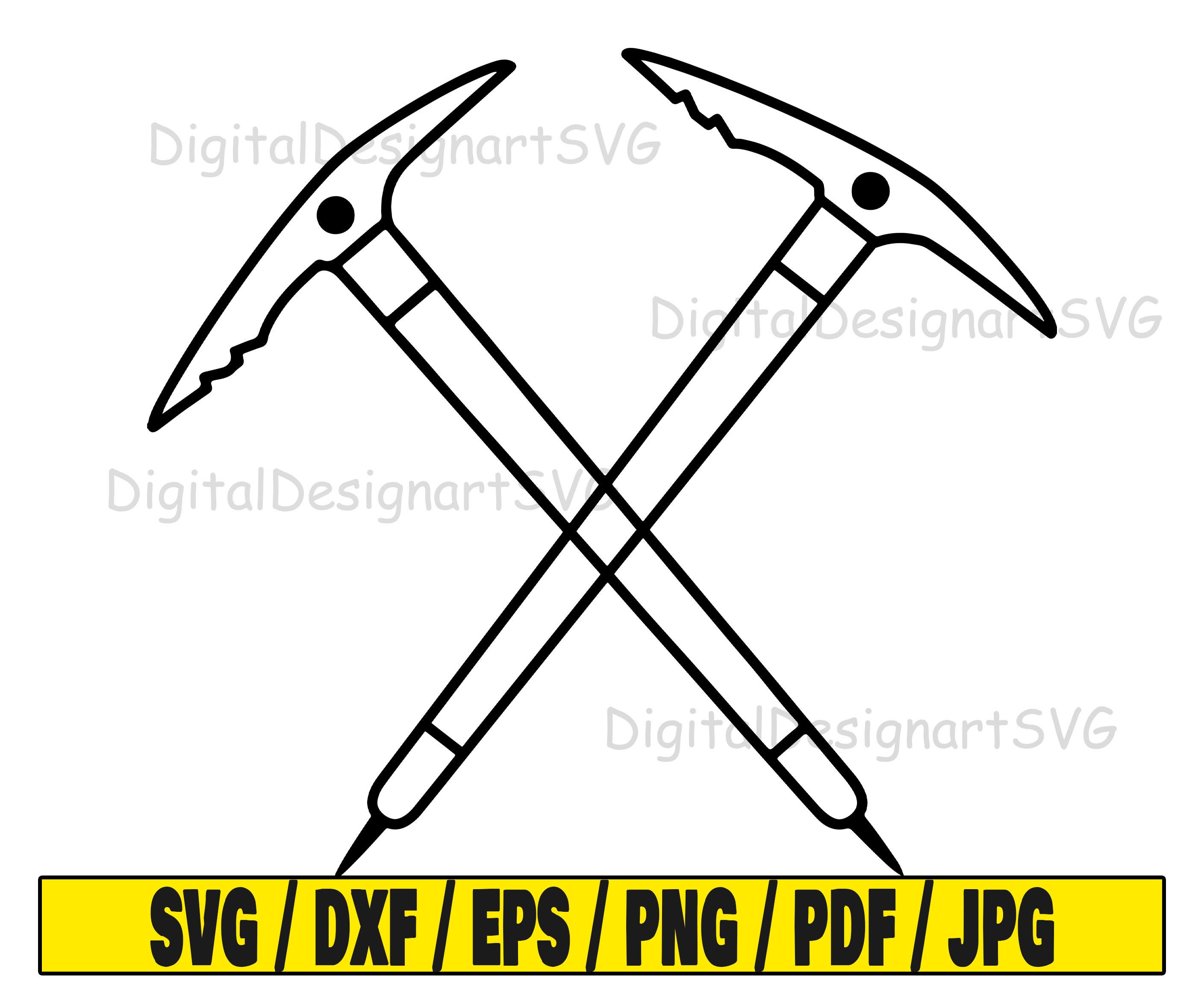 Climbing axe svg climbing svg cut file axe clipart svg cut Etsy