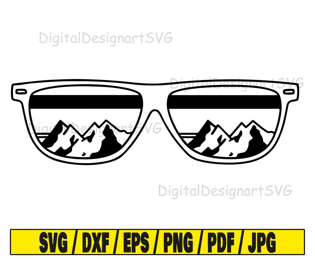 Shade Svg, Sunglasses Svg, Sunglass Svg, Shade With View Svg Etsy