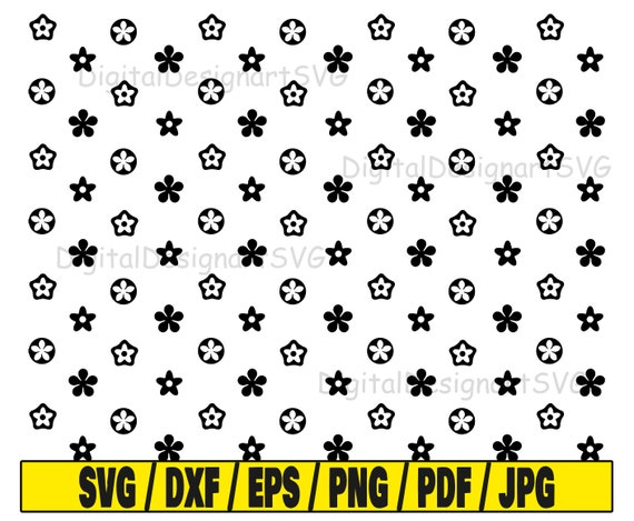 SVG Auto Template Luxury Style Background Pattern Cricut 