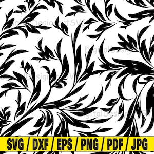 Seamless pattern svg, floral svg, damask svg, seamless svg, pattern svg,