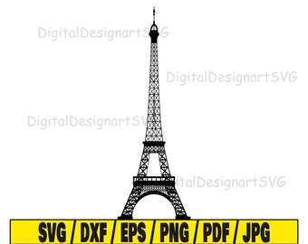 Eiffel tower svg, eiffel svg, paris svg, france svg cut file, paris silhouette svg, cut file for cricut svg
