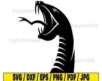 Snake svg, venomous svg cut file, snakes clipart, svg cut file for cricut, cut file for silhouette, poison dxf, animal png, scary eps