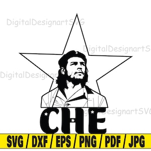 Che svg #2, ernesto che svg, guevara svg, cuban svg, south america svg