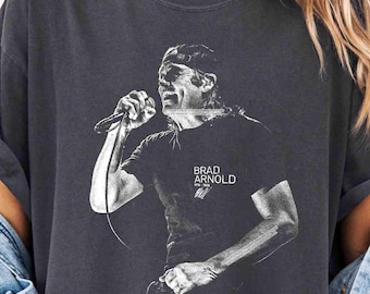 Brad Arnold Comfort Colors T-Shirt, Rock Legend Graphic Tee, Alternative Rock Sweatshirt