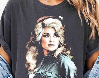 Dolly Parton Signature Vintage Graphic Shirt, Retro Country Music T Shirt, Dollywood Sweatshirt, Dolly Toddler Shirt, Kids Youth Tee