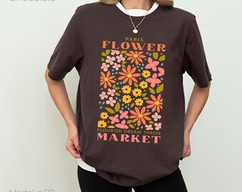 Floral FDT T-Shirt: Anti Trump, Funny No Maga Tee
