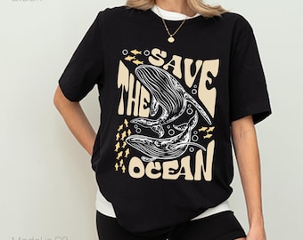 Vintage Whale T-Shirt: 90s Y2K Ocean Graphic Tee