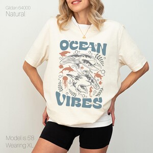 Underwater Sea Animal 90s Vintage Style Shirts, Y2k Ocean Shirt, Retro Sealife Tshirt, Summer Vibes Whale Shirt, Gift For Nature Lover