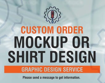 Custom Shirt Design & Mockup PSD: Photoshop Design Service