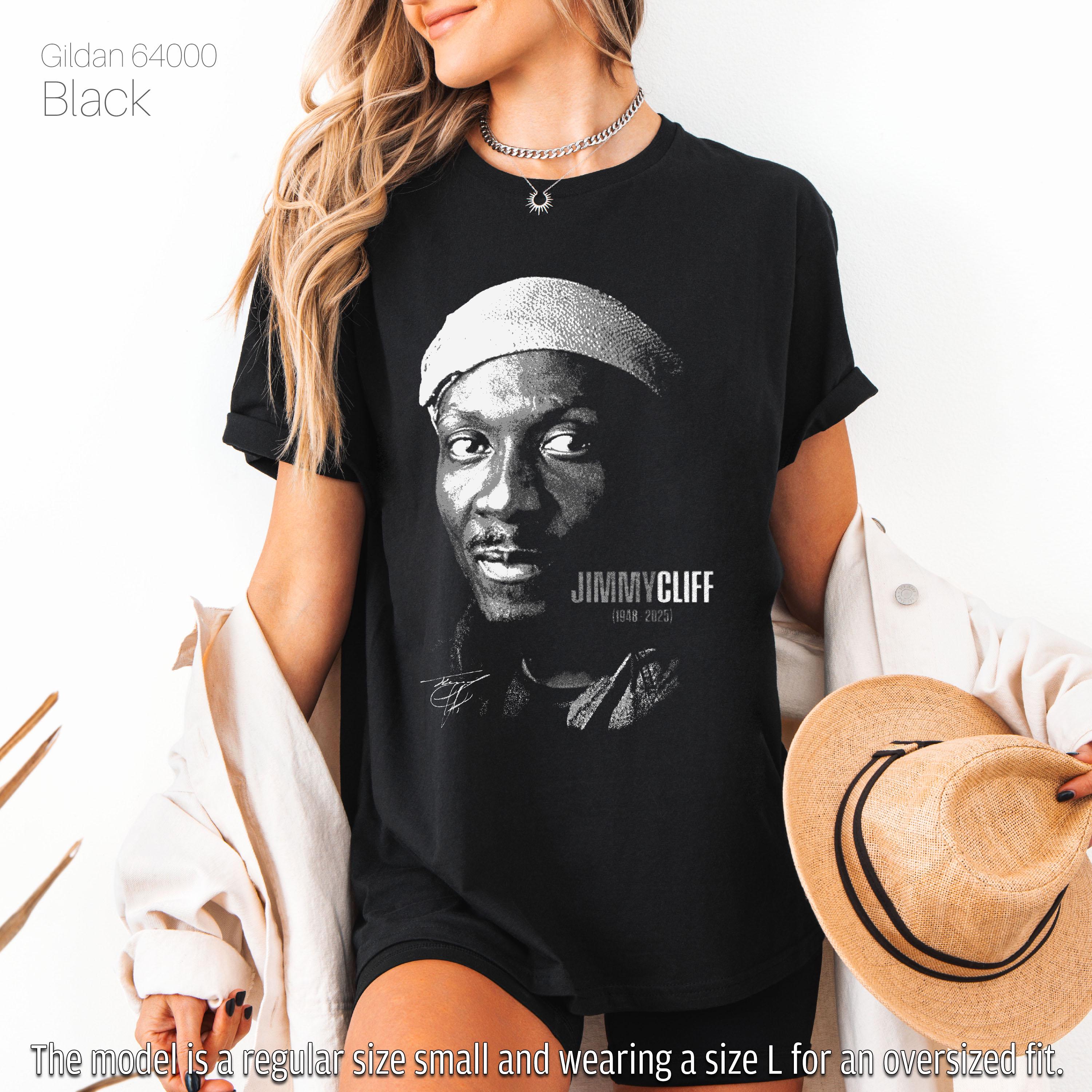 ジミー・クリフ グラフィックTシャツ、レゲエアルバムカバープリント 