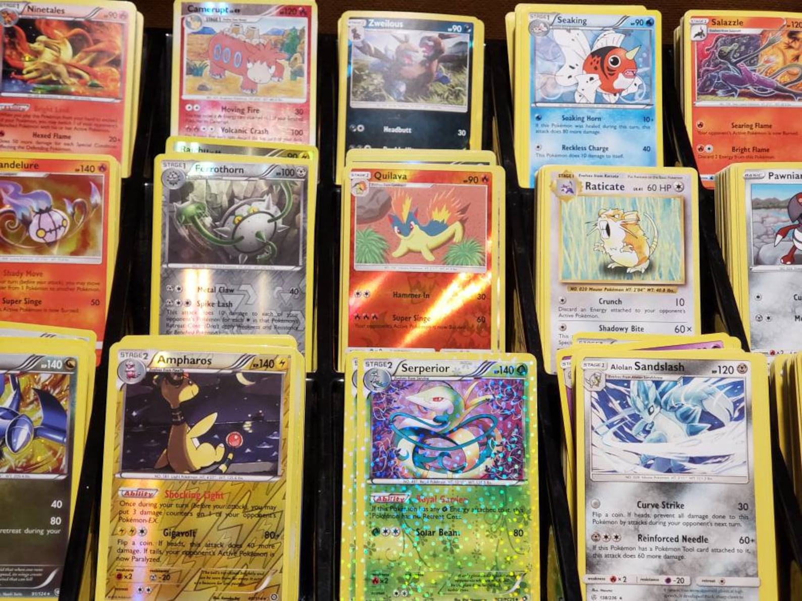 Pokemon Bulk Lot of 100 Cards Rares Reverse Etsy