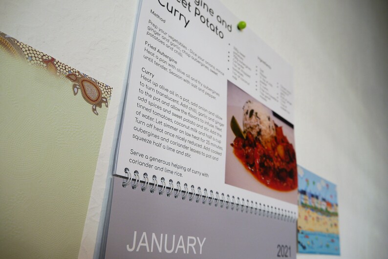 2021 Hungry Dragon Recipe Calendar image 3