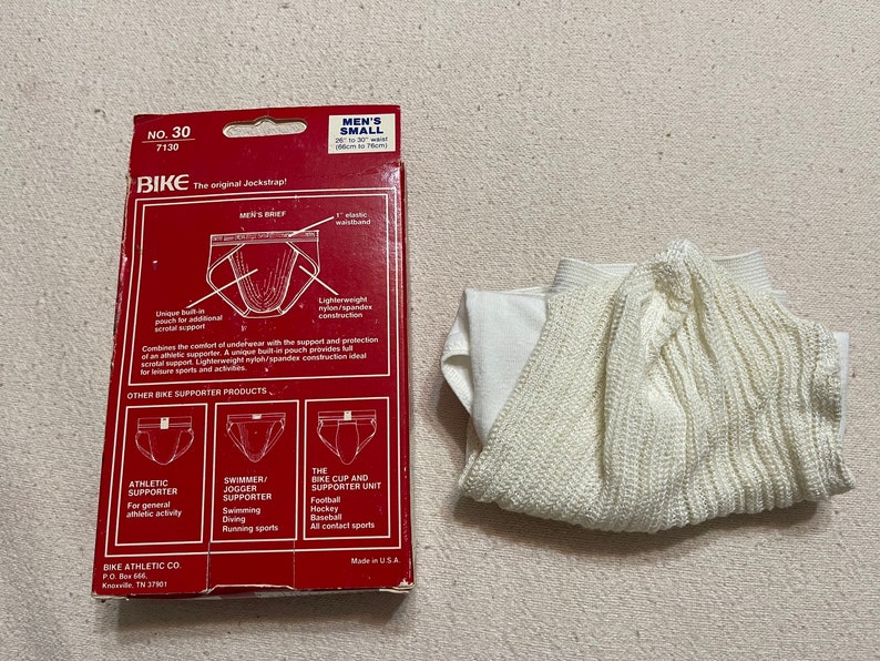Small- 30 Vintage Bike Men\u2019s Supporter Brief No