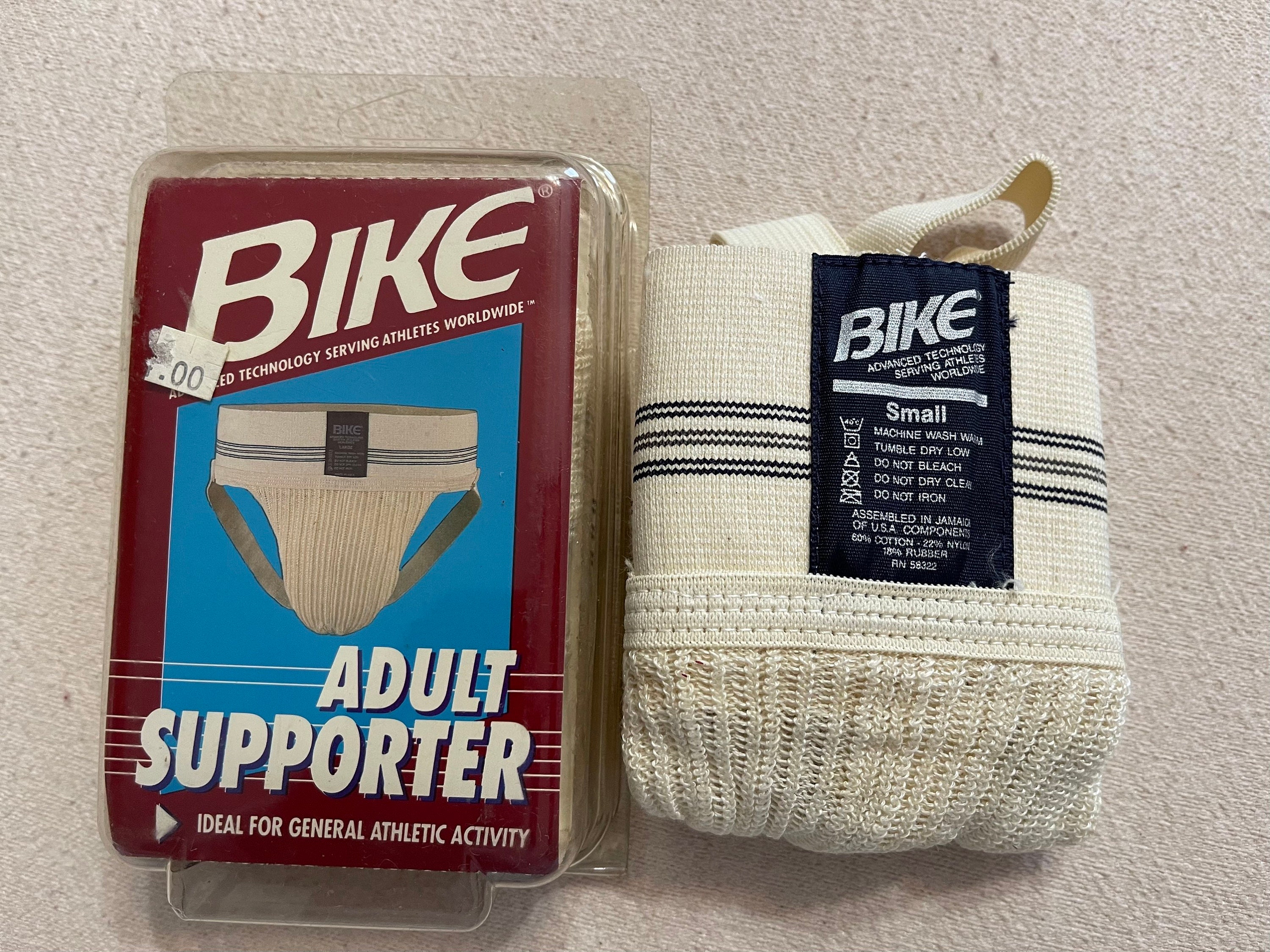Bike Athletic Original #10 Jockstrap (S) White at  Men's Clothing  store