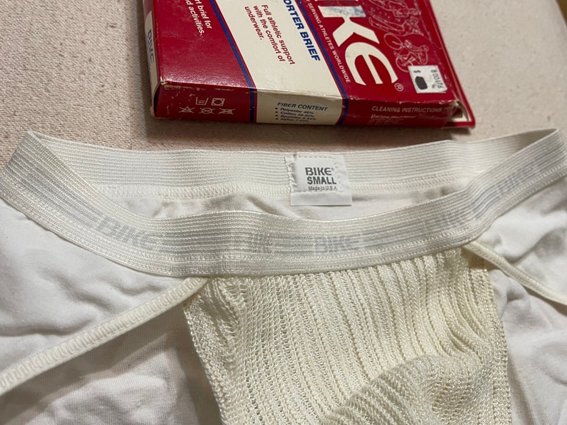 Small- 30 Vintage Bike Men\u2019s Supporter Brief No