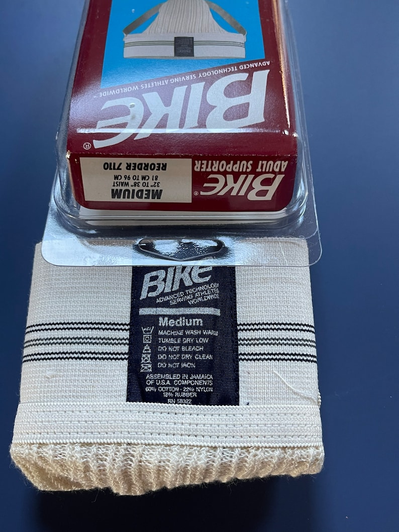 Vintage Bike Blue Label 7110 Jockstrap medium Etsy