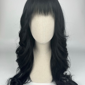 Easy Wear Wig / glueless / natural wig / THE EBONY MAID / pony styling / deep / deep clear black / clean black #curls #pony