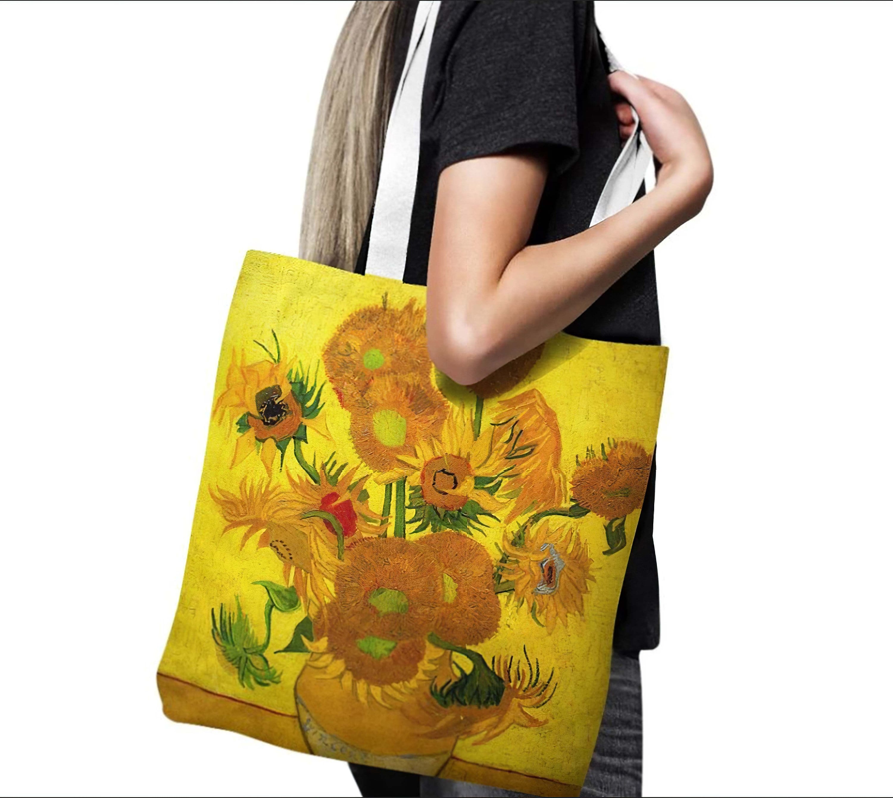 Van Gogh Tote Bag
 Van Gogh Oil Painting Canvas Tote Bag Retro Art Fashion