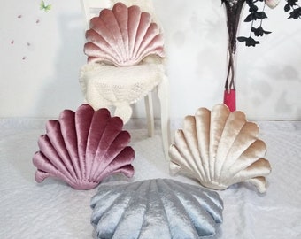 shell pillow velvet