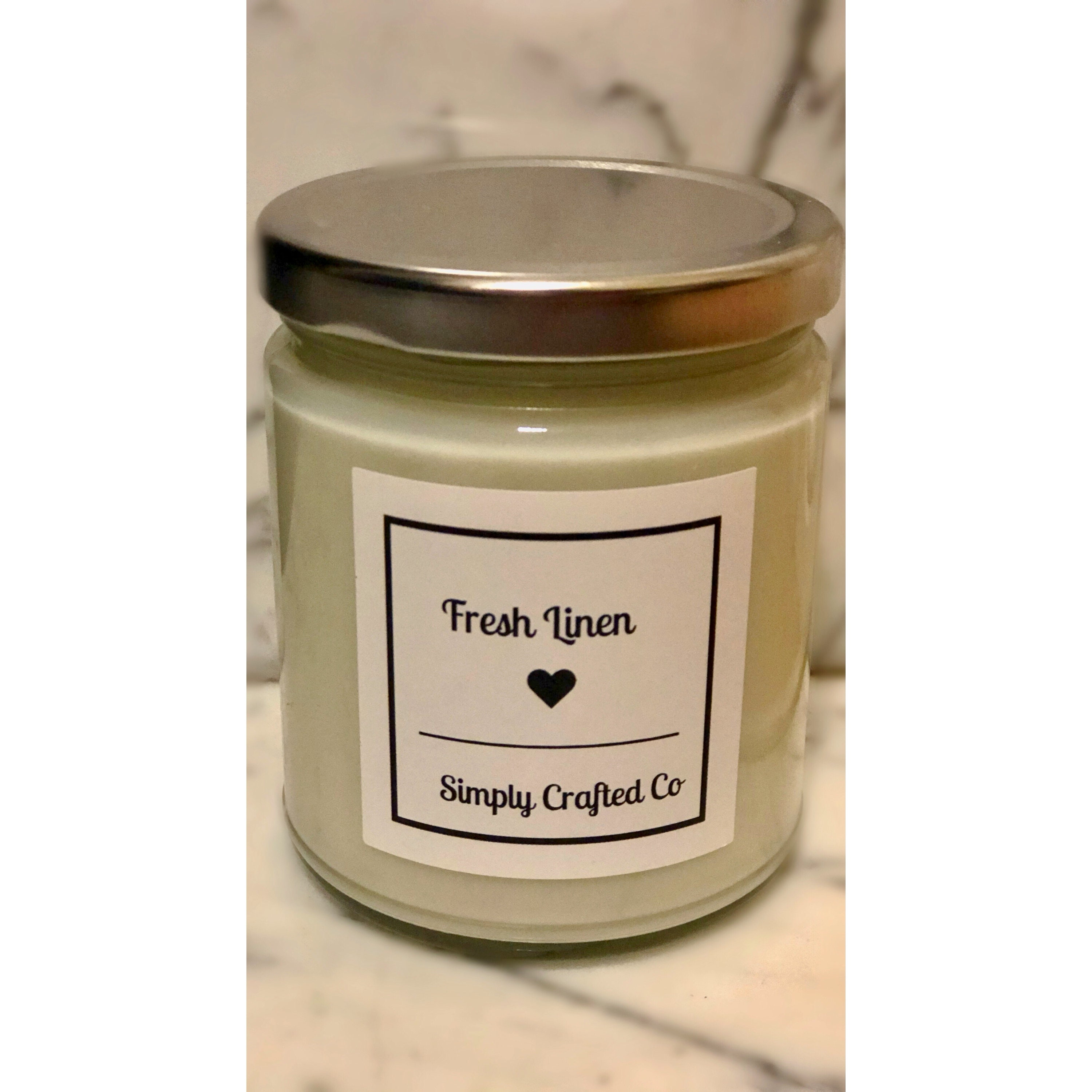 Fresh Linen 6 oz Candle Etsy