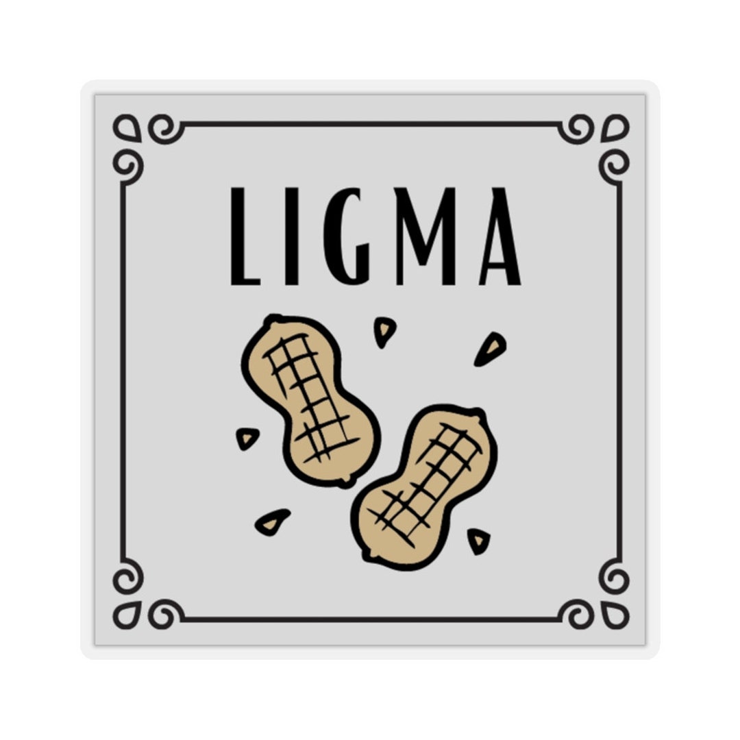 Ligma Nuts Sticker Blue Funny Stickers Adult Stickers -  Portugal