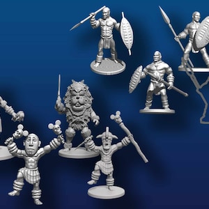 African Witch Doctors & Warriors (20 Figs.)