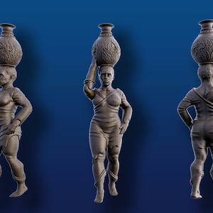 Mujer africana de 28 mm con marihuana