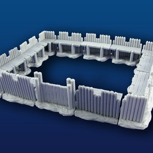15mm Vertical Timber Fort Set