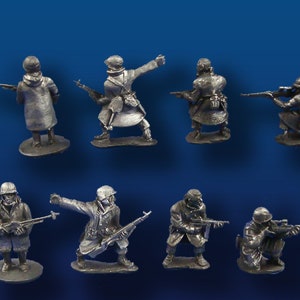 28mm U.S. Infantry Korea w/ Mixed Weapons (4)