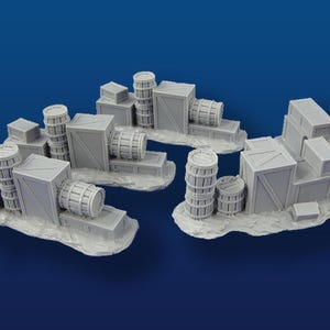 28mm Field Fortifications #2 Barrels & Crates Bulk Buy (4)