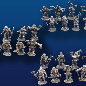 28mm Dwarven Miners Bundle ( 20 Figures)