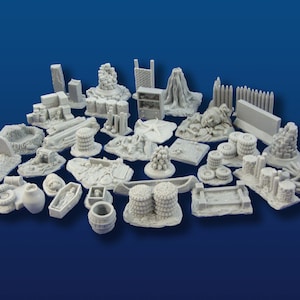 28mm Scatter Terrain Assortment #3  (36 Items)