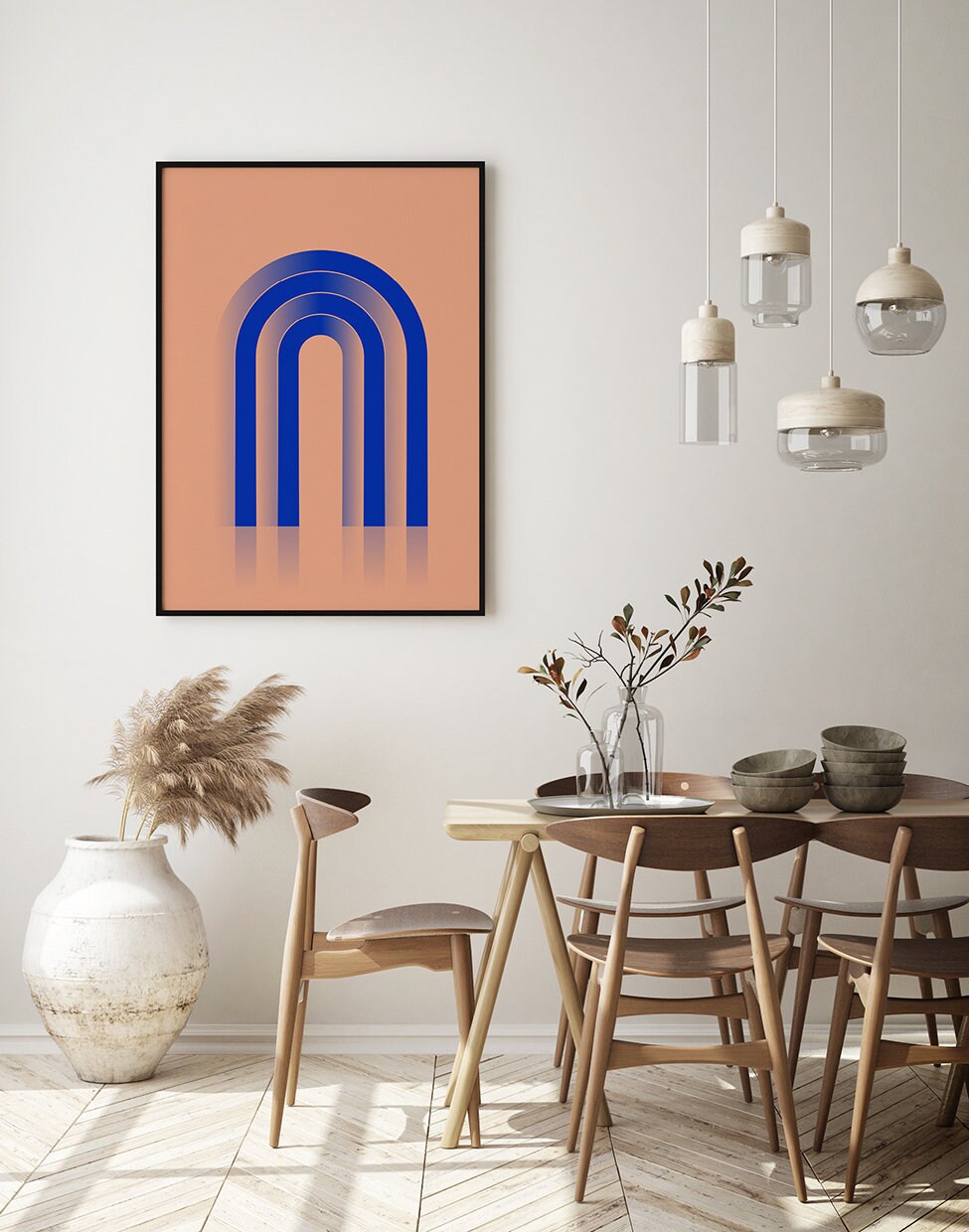 Printable art Wall art Instant downloadable print Blue | Etsy