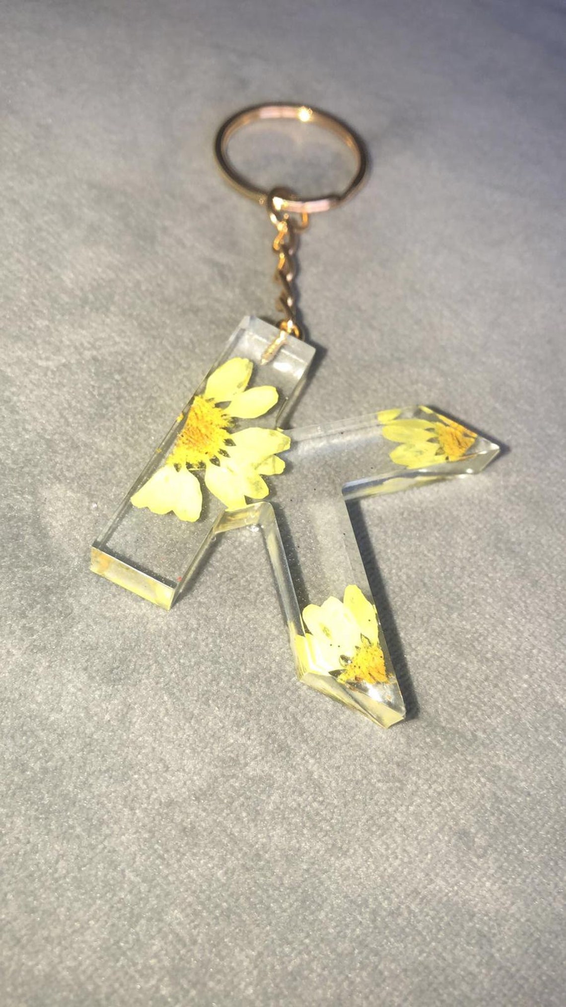 Personalised Resin Keyring Etsy