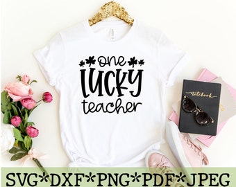 Download Lucky Teacher Svg Etsy