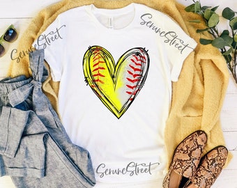 Mom Of Both Shirt, Baseball Mom Shirt, Softball Mom Shirt, Baseball Lover Shirt, Softball Lover Shirt, Mom Mother&#39;s Day Gifts