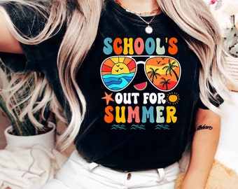 School's Out For Summer Shirt, Summer Break Shirt, Teacher Summer Shirt, Teacher Off Duty Shirt, Happy Last Day Of School Shirt For Teacher