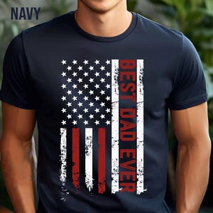 Camiseta para o Dia dos Pais, Camiseta para o Melhor Pai de Todos os Tempos, Camiseta Engraçada para o Pai, Camiseta com a Bandeira do Pai, Camiseta para o Novo Pai, Camiseta para o Melhor Pai, Presente de Dia dos Pais para o Pai