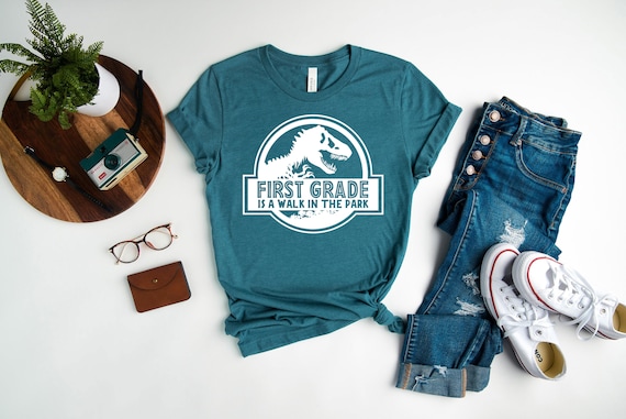 First Grade Is A Walk In The Park Shirt, Hello 1st Grade Shirt, 1st Grade Teacher Shirt, 1st Grade Squad Crew Tribe, Back To School Shirt
