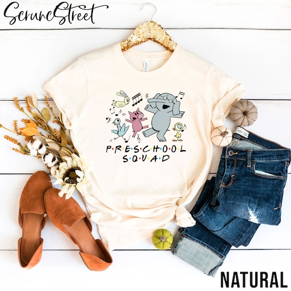 Preschool Squad Shirt, Preschool Teacher Shirt, Preschool Shirt, Piggie Elephant Pigeons T-Shirt, Back To School Shirt, 1st Day of School