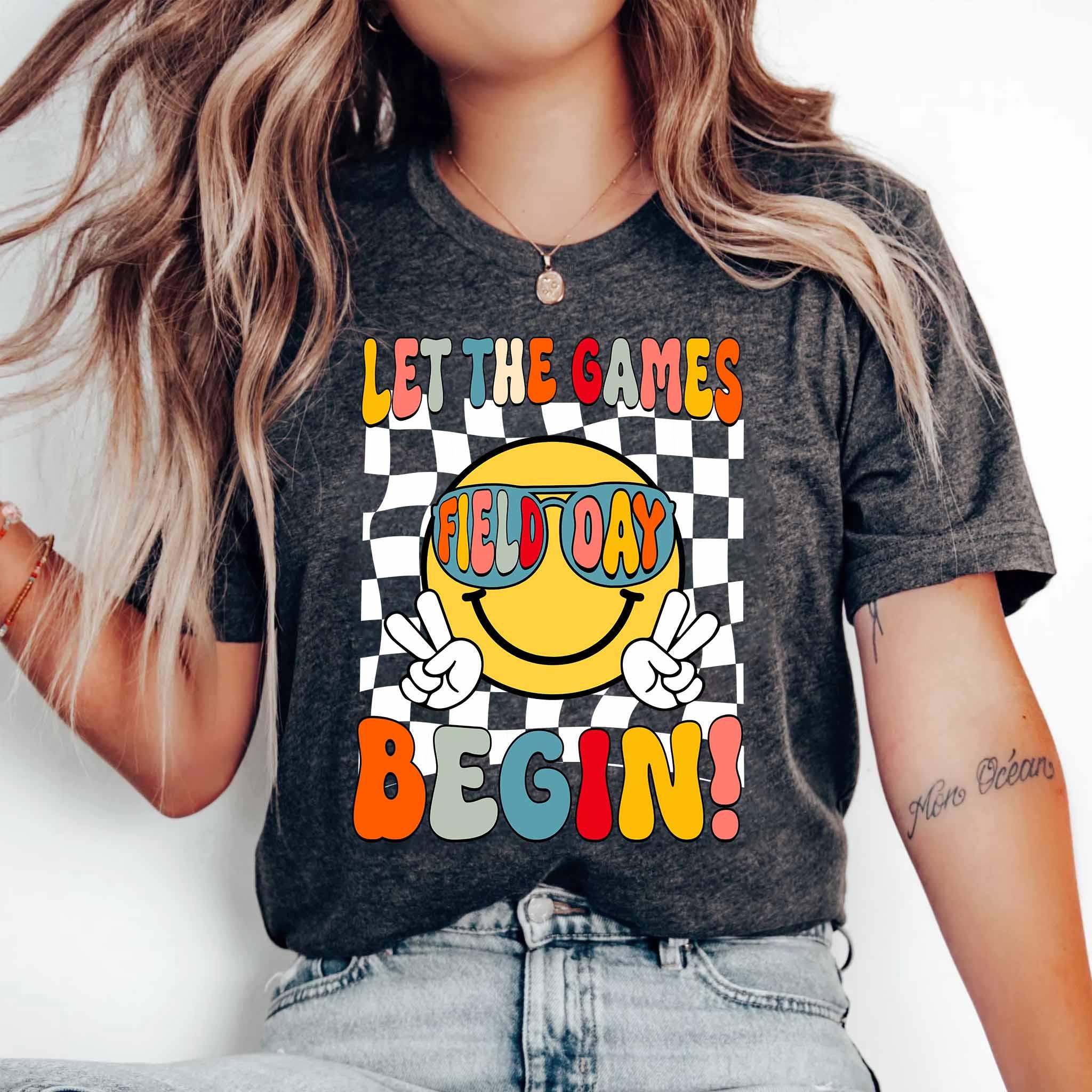 Retro Field Day 2025 Shirt, Field Day Let The Games Begin Shirt, Field Day Fun Day Shirt, Field Day Vibes Shirt, Teacher Field Day Shirt