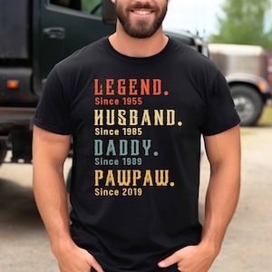 Custom PawPaw Shirt, Legend Husband Daddy PawPaw Shirt, PawPaw Tshirt, Best PawPaw Ever Shirt, New PawPaw Shirt, Fathers Day Gift For PawPaw