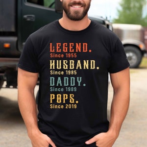 Custom Pops Shirt, Legend Husband Daddy Pops Shirt, Pops T-shirt, Best Pops Ever Shirt, New Pops Shirt, Pops Gift, Fathers Day Gift For Pops