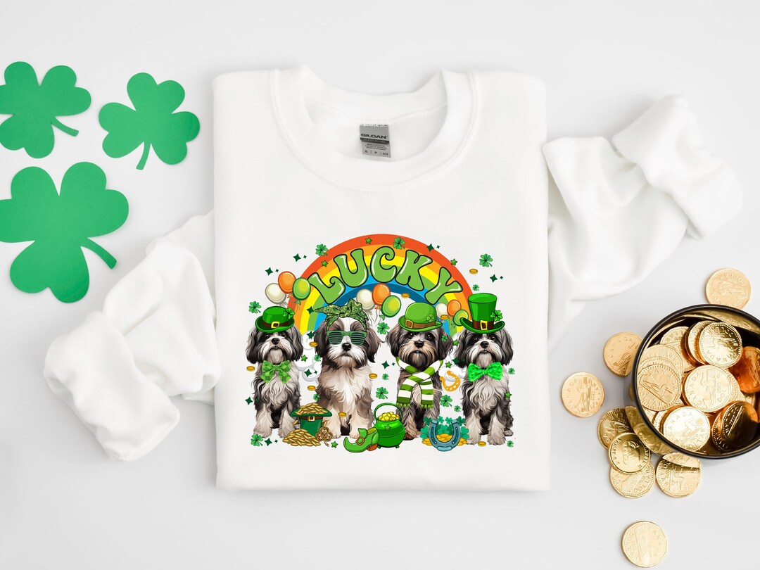 st patricks day shih tzu