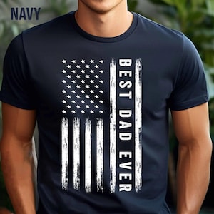 Camiseta para o Dia dos Pais, Camiseta para o Melhor Pai de Todos os Tempos, Camiseta Engraçada para o Pai, Camiseta com a Bandeira do Pai, Camiseta para o Novo Pai, Camiseta para o Melhor Pai, Presente de Dia dos Pais para o Pai