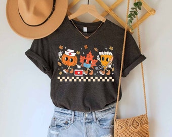 Nurse Thanksgiving Shirt, Thankful Nurse Shirt, Funny Nurse Shirt, Pumpkin Pie T-shirt, Thanksgiving Gifts For Nurse Nursing Students