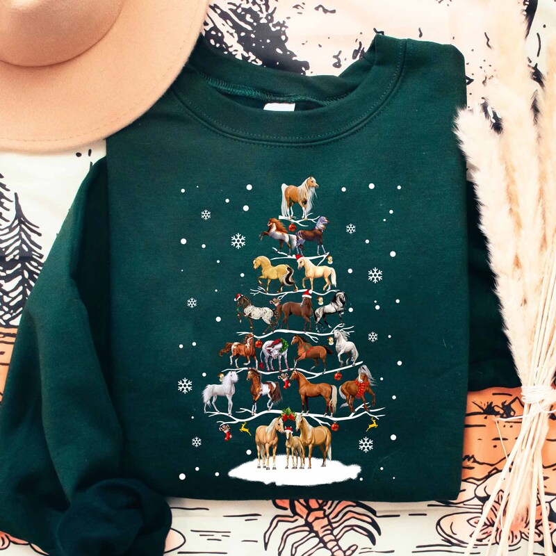 Christmas horse shirt